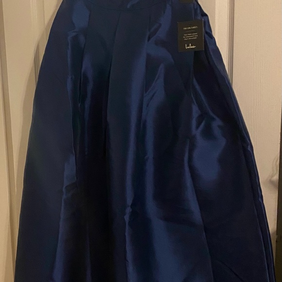 *SOLD* BNWT Navy Blue Lulus Guest Wedding Dress - Picture 3 of 3